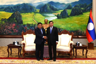 President Thongloun Receives Vietnamese Deputy Prime Minister